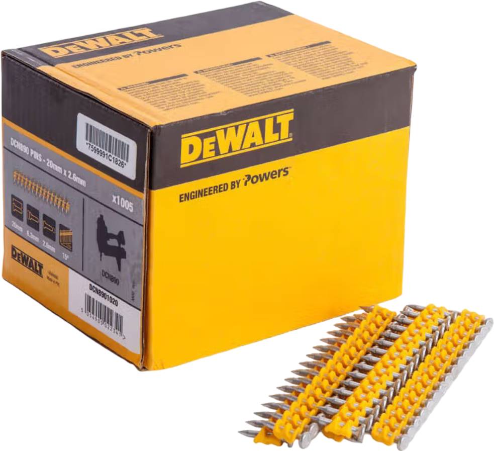 Гвозди DeWALT 2,6 мм 1005 шт. (DCN8901020) - Фото 1