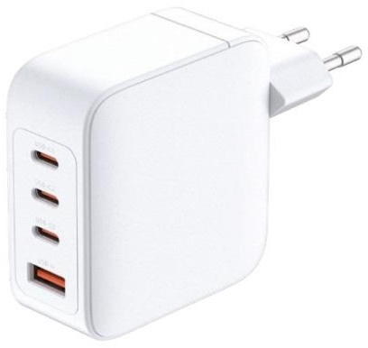 Сетевое зарядное устройство D-Link DCP-101 100Вт GaN 3хUSB-С, 1xUSB-A White (DCP-101) - Фото 1
