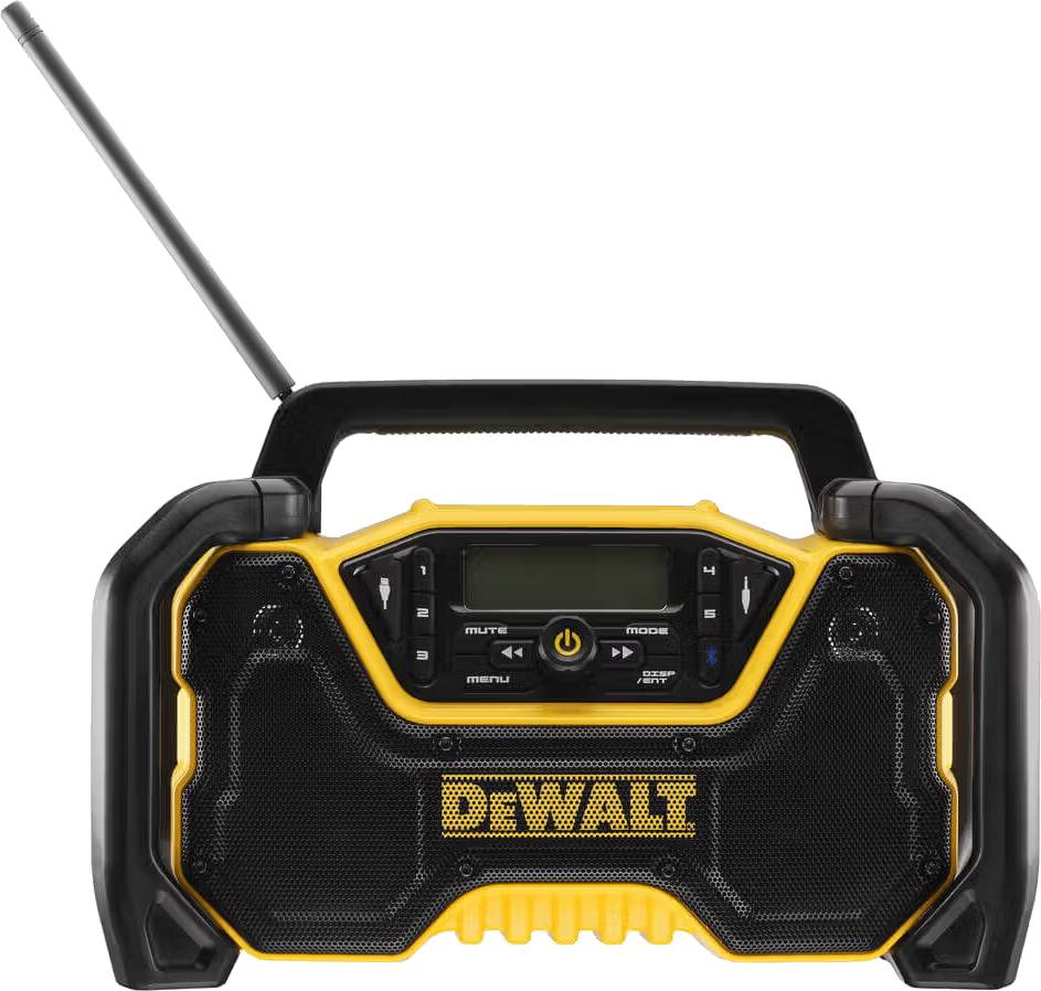 З/У к аккумуляторной батарее для электроинструментов DeWALT радиоприемник 10.8 В – 54 В, DAB + FM (DCR029) - Фото 1