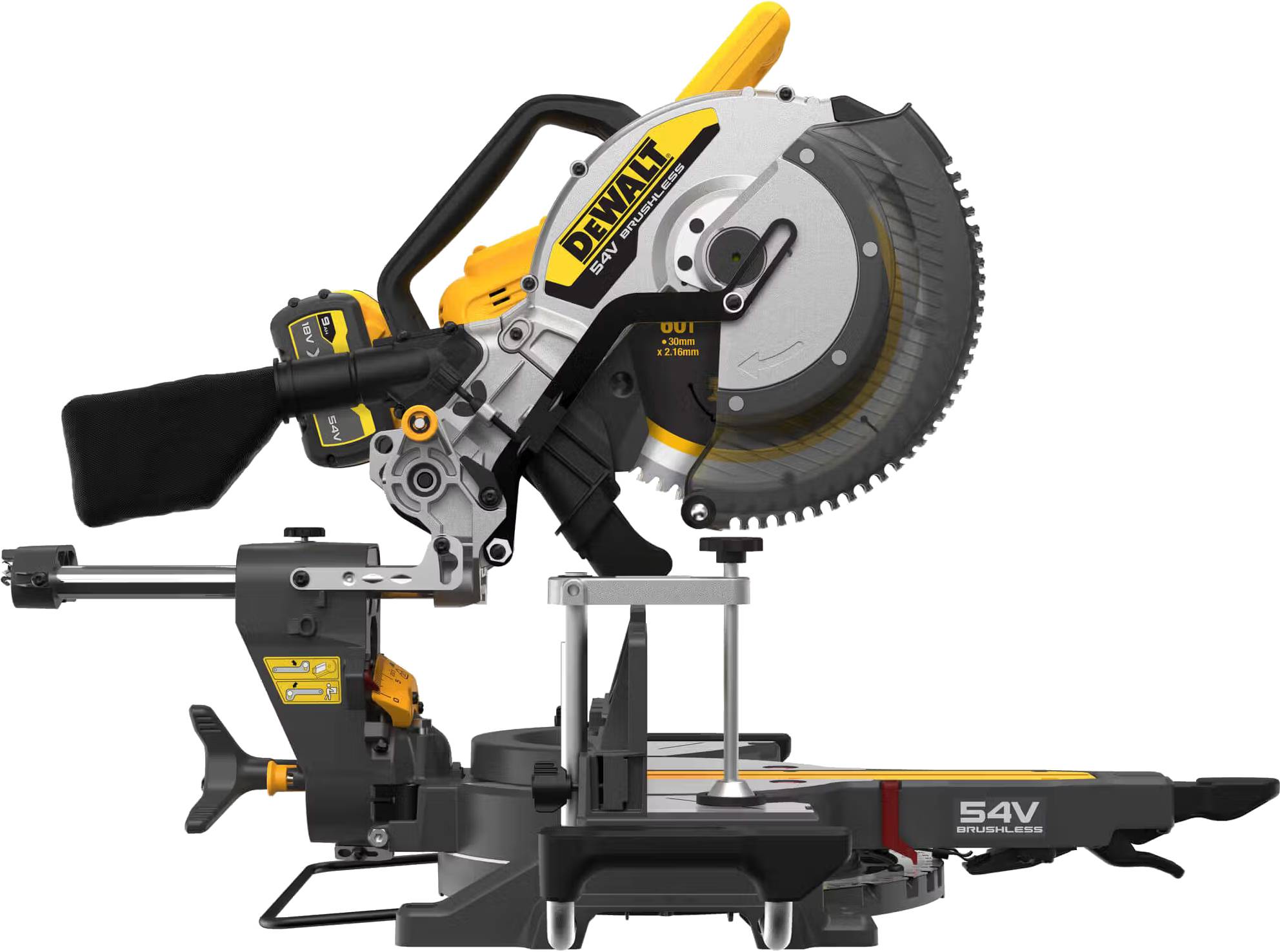 Пила торцева DeWALT DCS781X2 - Фото 1