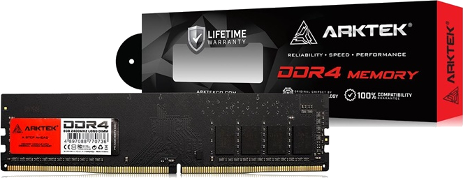 Память DDR Arktek DDR4 8Gb 3200 MHz (AKD4S8P3200) - Фото 1
