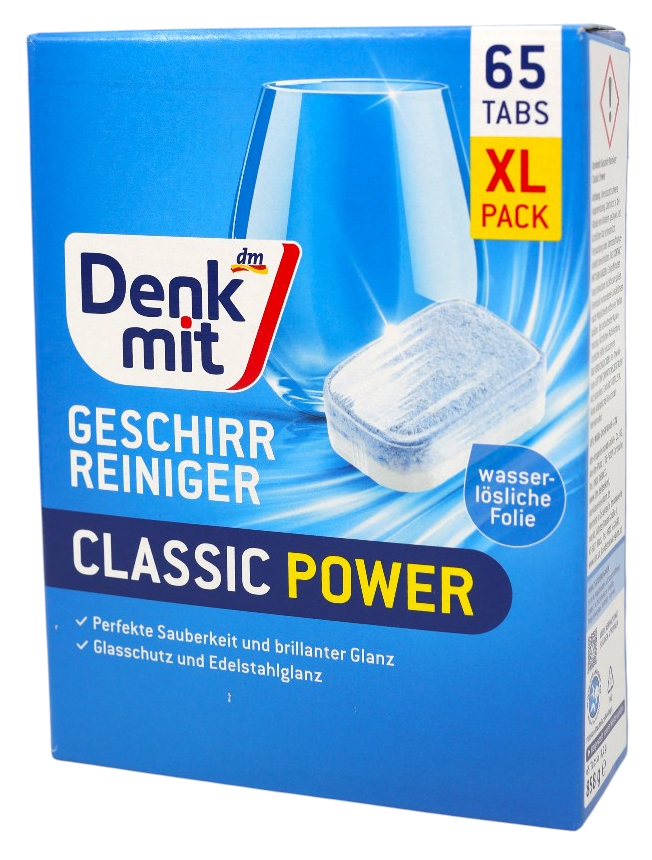 Таблетка для посудомийної машини Denkmit Classic 65 шт. (DDWC65) - Фото 1
