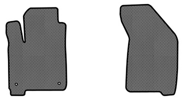 EVA килимки в салон авто передні EVAtech для Journey (2 clips) 5 seats Dodge 2007-2020 1 покоління SUV EU DE13386AV2LA2RGB - Фото 1