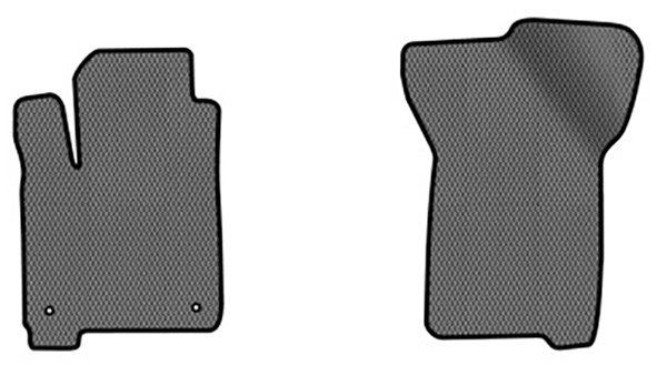 EVA коврики в салон авто передние EVAtech для Journey (2 clips) 7 seats Dodge 2007-2020 1 поколение SUV EU DE13387A2LA2RGB - Фото 1