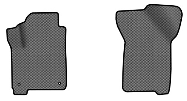 EVA коврики в салон авто передние EVAtech для Journey (2 clips) 7 seats Dodge 2007-2020 1 поколение SUV EU DE13387AD2LA2RGB - Фото 1