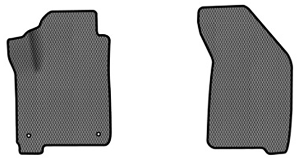 EVA коврики в салон авто передние EVAtech для Journey (2 clips) 7 seats Dodge 2007-2020 1 поколение SUV EU DE13387AE2LA2RGB - Фото 1