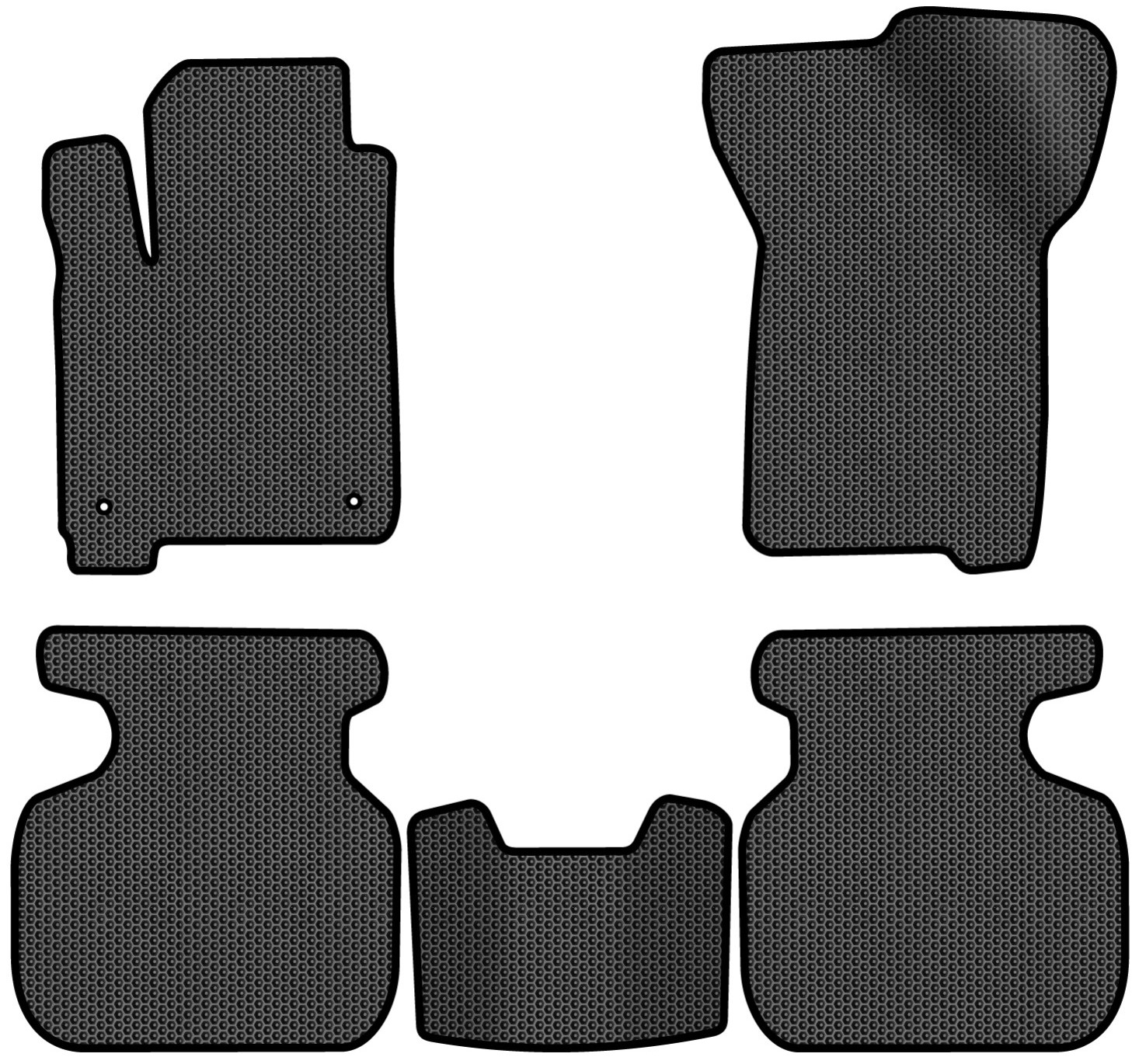 EVA коврики в салон авто EVAtech для Journey (2 clips) 7 seats Dodge 2007-2020 1 поколение SUV EU DE13387C5LA2SBB - Фото 1