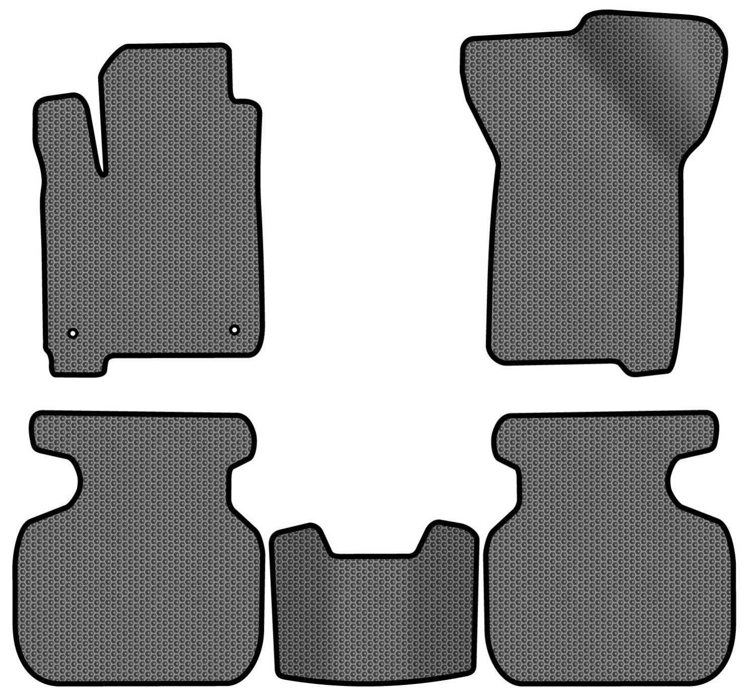 EVA коврики в салон авто EVAtech для Journey (2 clips) 7 seats Dodge 2007-2020 1 поколение SUV EU DE13387C5LA2SGB - Фото 1