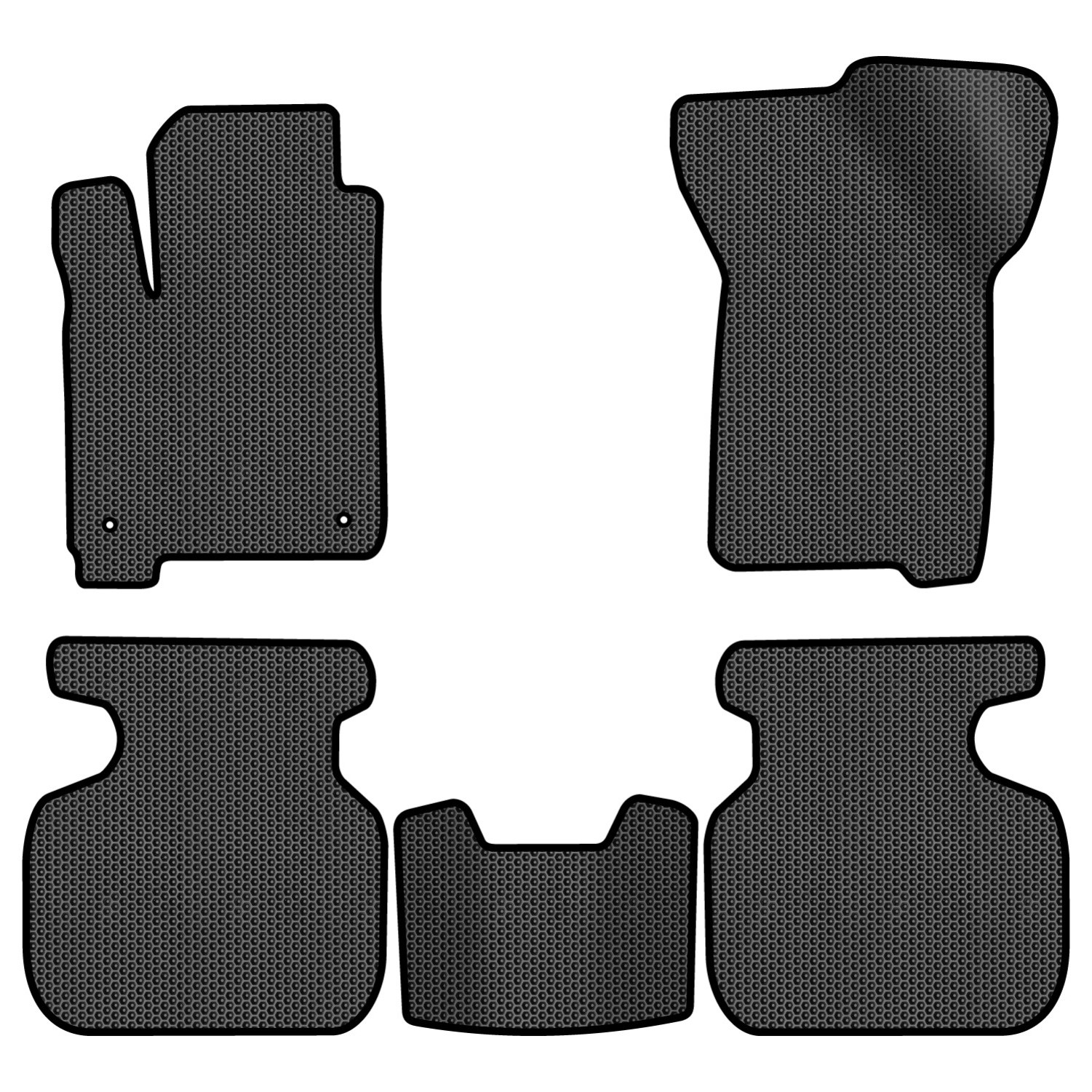 EVA коврики в салон авто EVAtech для Journey (2 clips) 6 seats Dodge 2007-2020 1 поколение SUV EU DE13399C5LA2SBB - Фото 1
