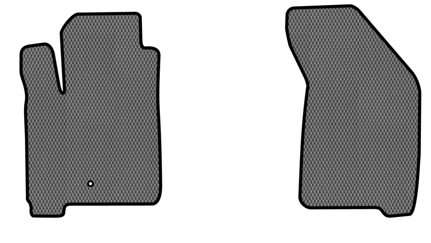 EVA коврики в салон авто передние EVAtech для Journey (1 clips) 6 seats Dodge 2007-2020 1 поколение SUV EU DE13400AV2LA1RGB - Фото 1