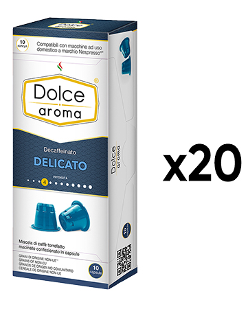 Кофе в капсулах Dolce Aroma Delicato Decaffeinato 5.5 г х200 шт. - Фото 1