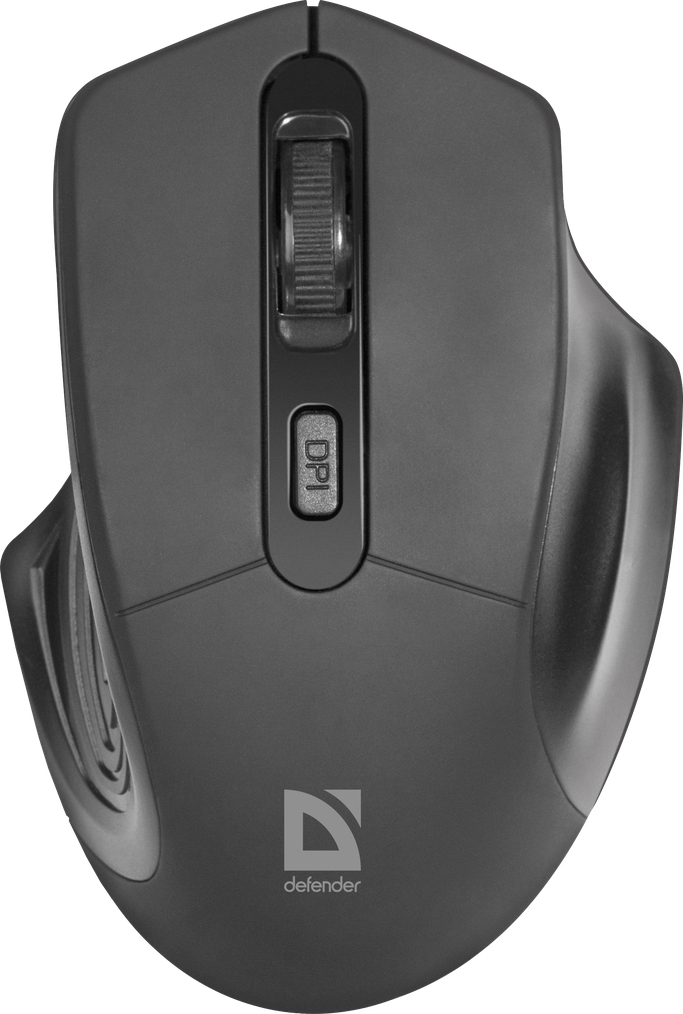 Мышь беспроводная Defender Datum MB-345 Black (52345) - Фото 1
