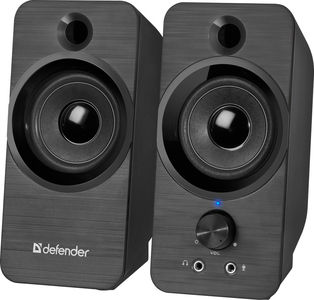 Компьютерная акустика обычная 2.0 Defender SPK 190 USB Black (65190) - Фото 1