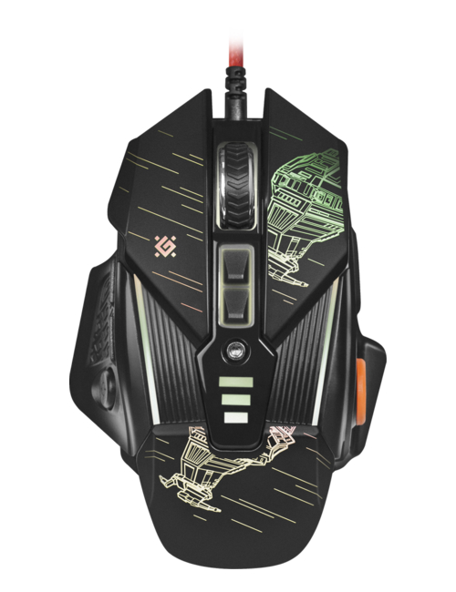 Мышь проводная игровая Defender sTarx GM-390L Black (52390) - Фото 1