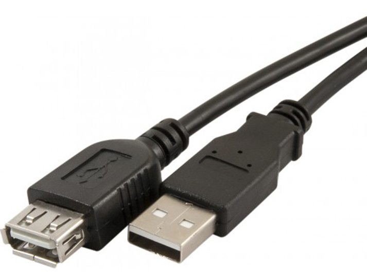 Кабель USB type A - USB type A Defender USB02-06 USB 2.0 AM-AF 1.8 м (87456) - Фото 1