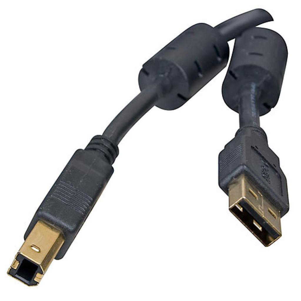 Кабель USB type A - USB type B Defender USB 2.0 AM/BM 3m (87431) - Фото 1