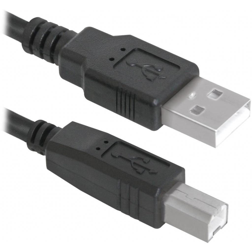 Кабель USB type A - USB type B Defender USB 2.0 AM/BM 5m USB04-17 (83765) - Фото 1