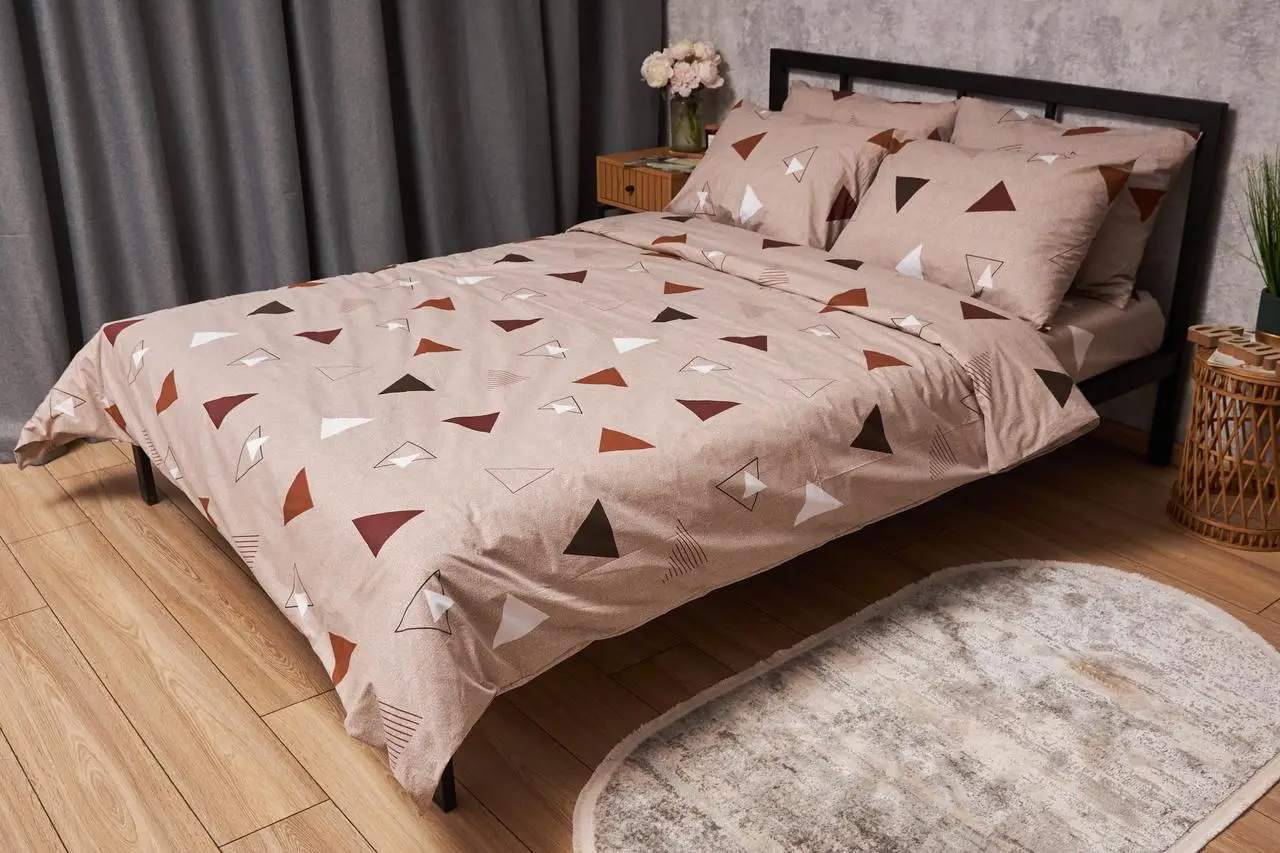 Пододеяльник двуспальный евро Moon&Star Бязь Gold Люкс Delta King Size 220x240 см (MS-870000389) - Фото 1