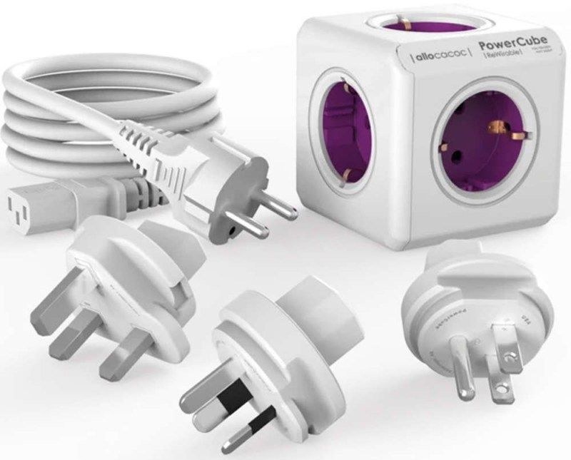 Удлинитель 220В Allocacoc Powercube ReWirable 1.5m 5р (1801/DERW3P) - Фото 1