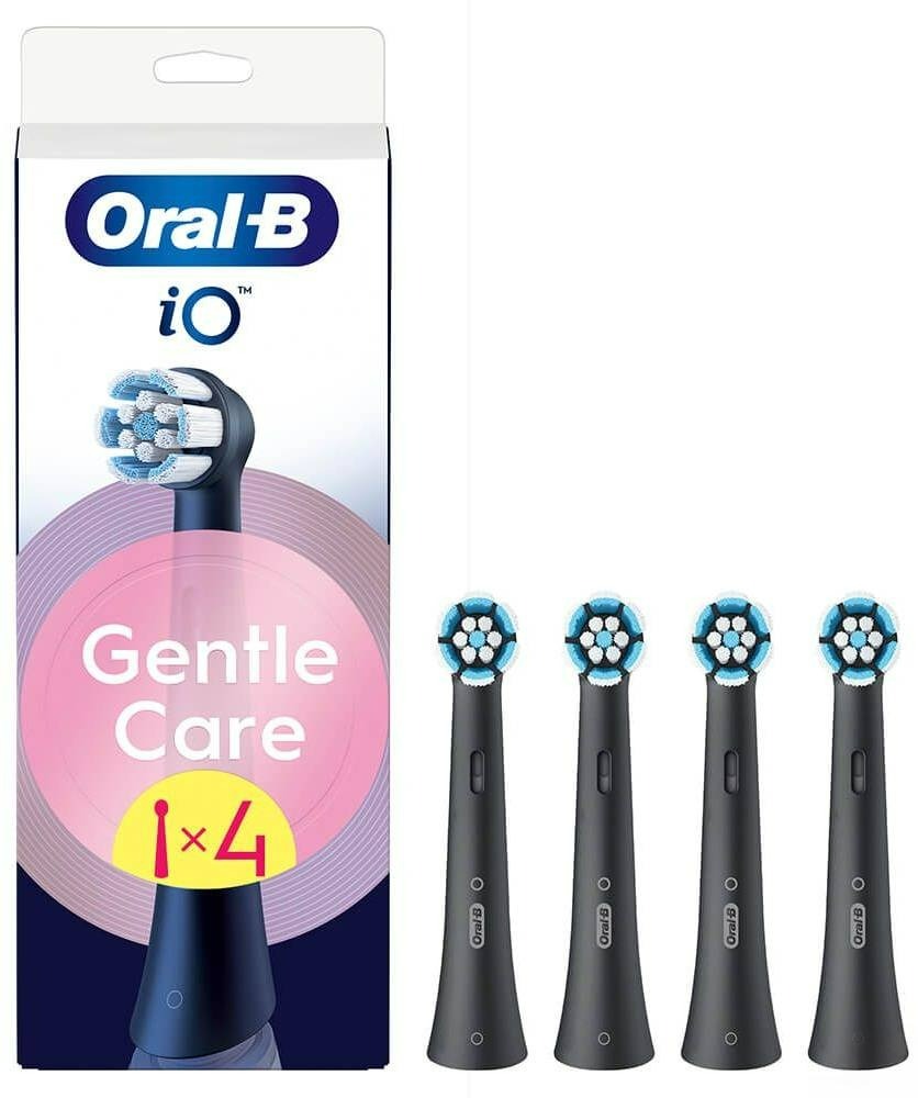 Купить Насадка для зубной щетки Oral-B Braun iO Gentle Care Black 4 шт - Фото 1 Насадка для зубной щетки Oral-B Braun iO Gentle Care Black 4 шт - Фото 1