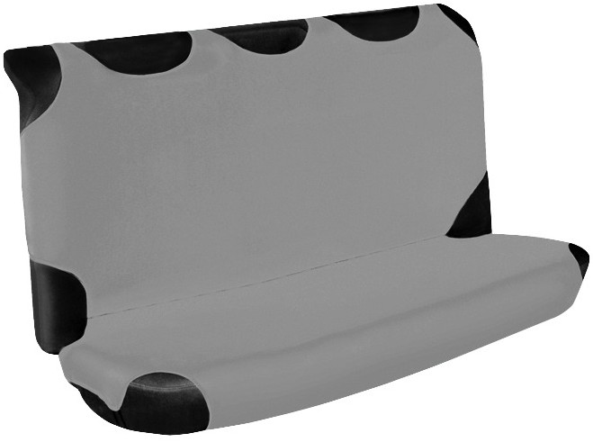Комплект накидок на сидіння автомобіля Beltex Polo 2 шт. на задні сидіння без підголовників Сірий (BX17110) - Фото 1