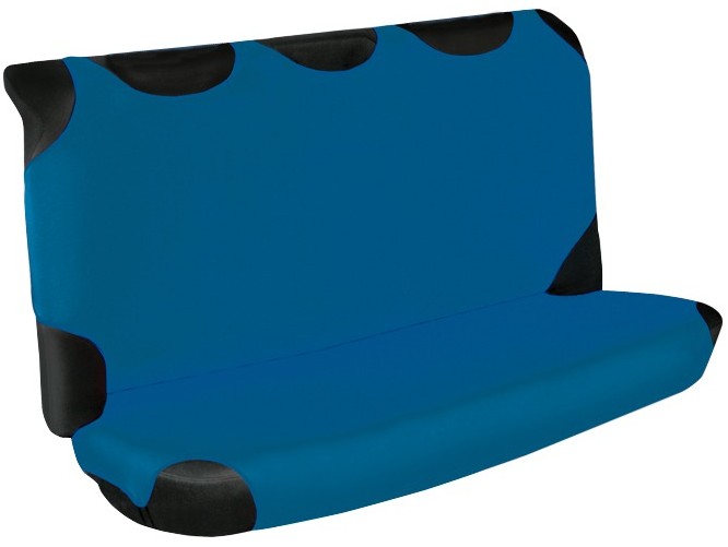 Комплект накидок на сидіння автомобіля Beltex Polo 2 шт. на задні сидіння без підголовників Синій (BX17310) - Фото 1