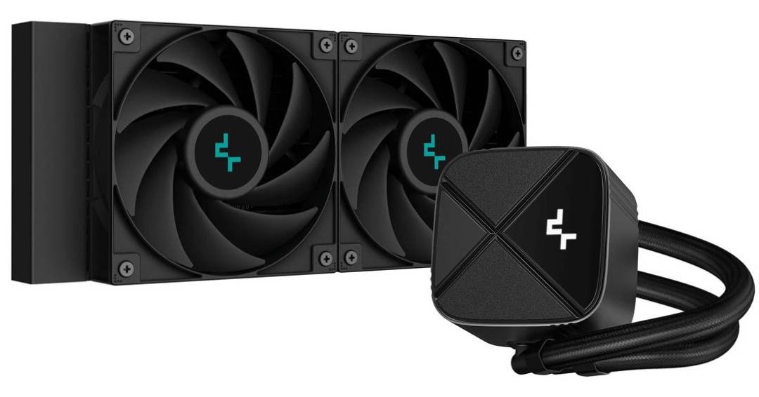 Водяная система охлаждения Deepcool LS520S Zero Dark (R-LS520-BKNNMM-G-1) - Фото 1