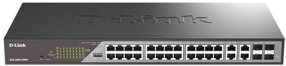 Коммутатор локальной сети (Switch) D-Link DSS-200G-28MP - Фото 1