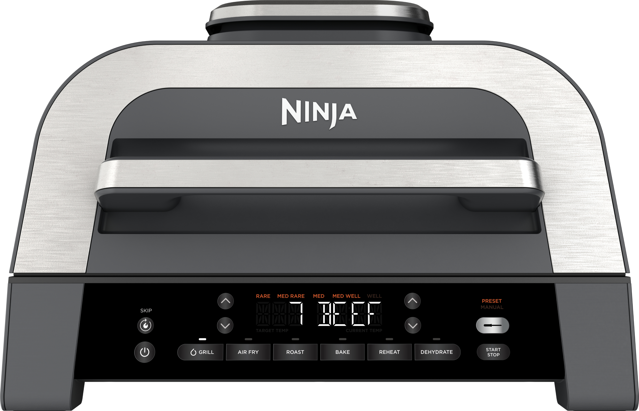 Гриль-барбекю электрический Ninja Foodi MAX Air Grill & Air Fryer с Сooking probe (DG551EU) - Фото 1