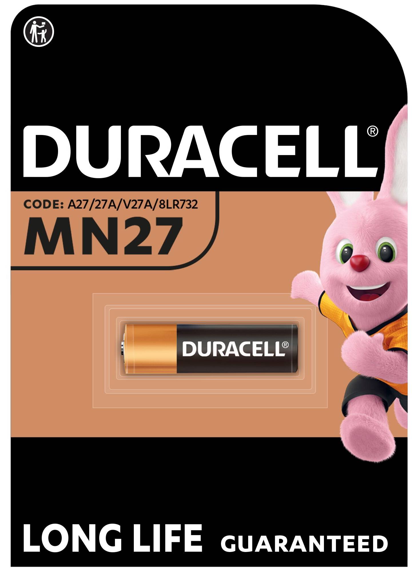 Батарейка Duracell MN27 1шт (75062545/81242361) - Фото 1