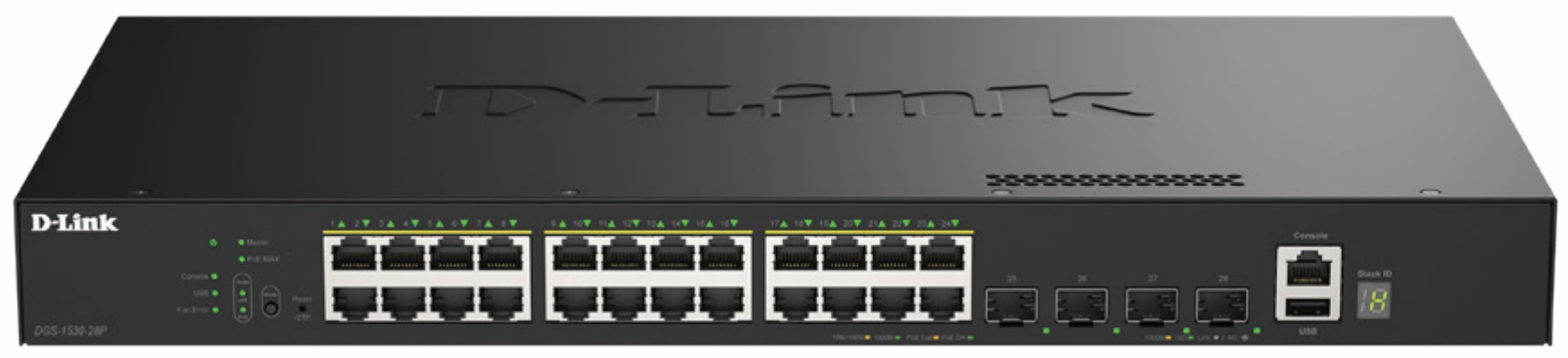 Коммутатор локальной сети (Switch) D-Link DGS-1530-28 - Фото 1