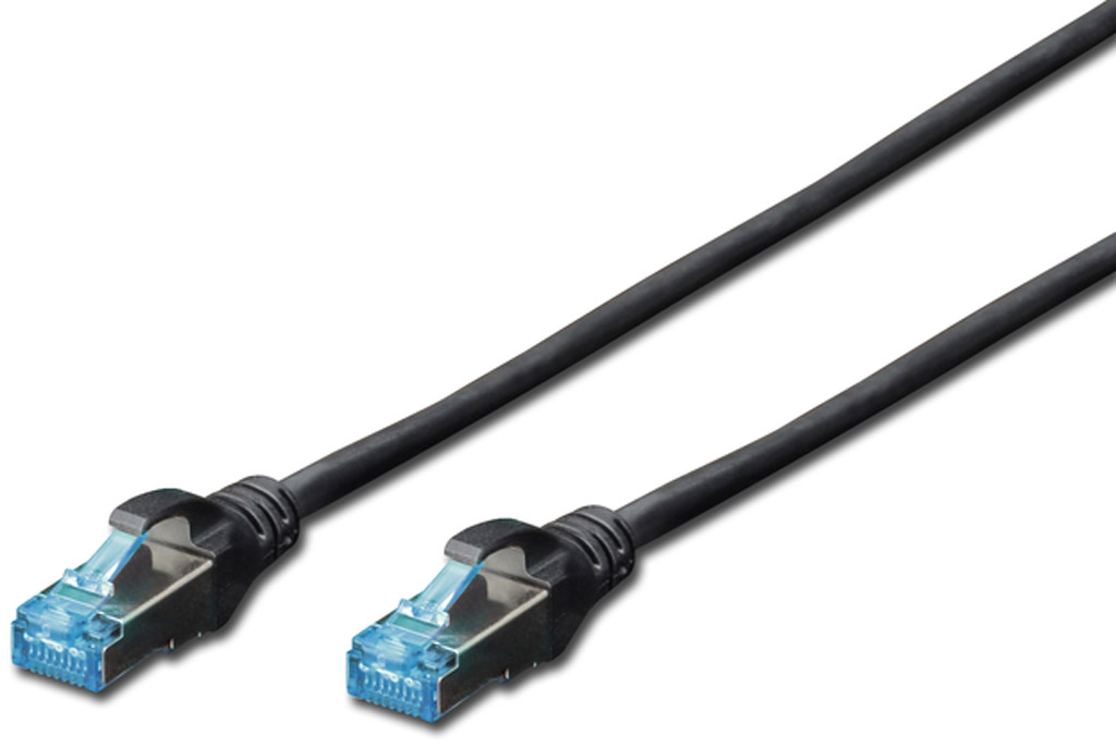 Кабель патч-корд Digitus CAT 5e SF-UTP 5m (DK-1531-050/BL) Black - Фото 1