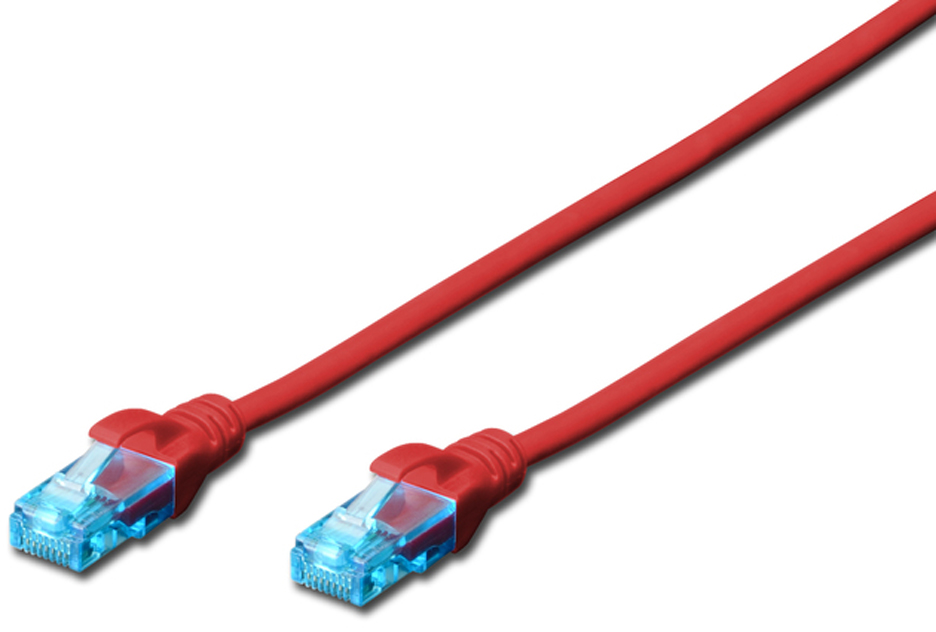 Кабель патч-корд Digitus CAT 5e UTP 2m Red (DK-1511-020/R) - Фото 1