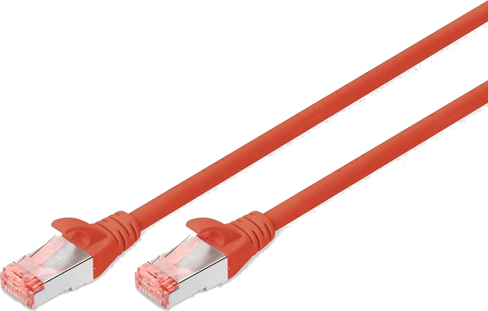 Кабель патч-корд Digitus CAT 6 S-FTP 3 м AWG 27/7 LSZH Red (DK-1644-030/R) - Фото 1