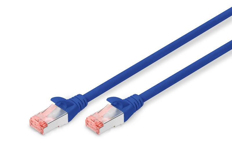 Кабель патч-корд Digitus CAT 6 S-FTP 3м Blue (DK-1644-030/B) - Фото 1