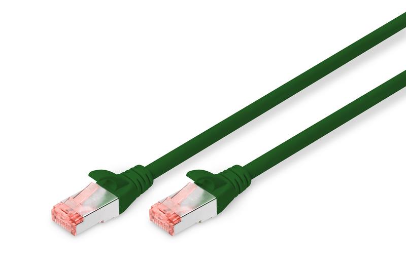Кабель патч-корд Digitus CAT 6 S-FTP 5м (DK-1644-050/G) Green - Фото 1