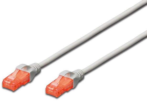 Кабель патч-корд Digitus CAT 6 UTP, 0.5м, (DK-1617-005) Gray - Фото 1