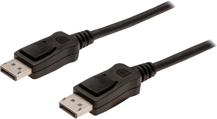 Кабель Digitus DisplayPort (AM/AM) 1m Black (AK-340103-010-S) - Фото 1