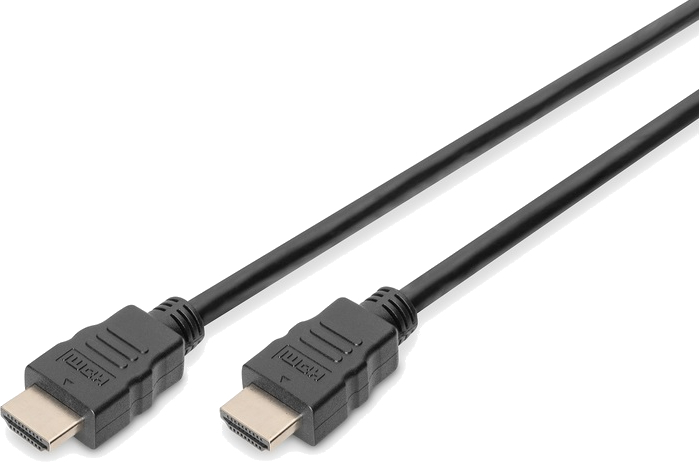 Кабель HDMI Digitus HDMI UHD 4K, w/Ethernet, type A M/M, 1 m (AK-330107-010-S) - Фото 1