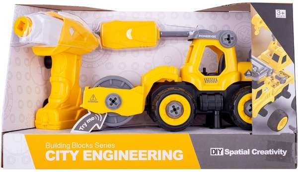 Пластиковый конструктор DIY Spatial Creativity Каток с электродвигателем LM8012-DZ-1 (CJ-1365033) - Фото 1