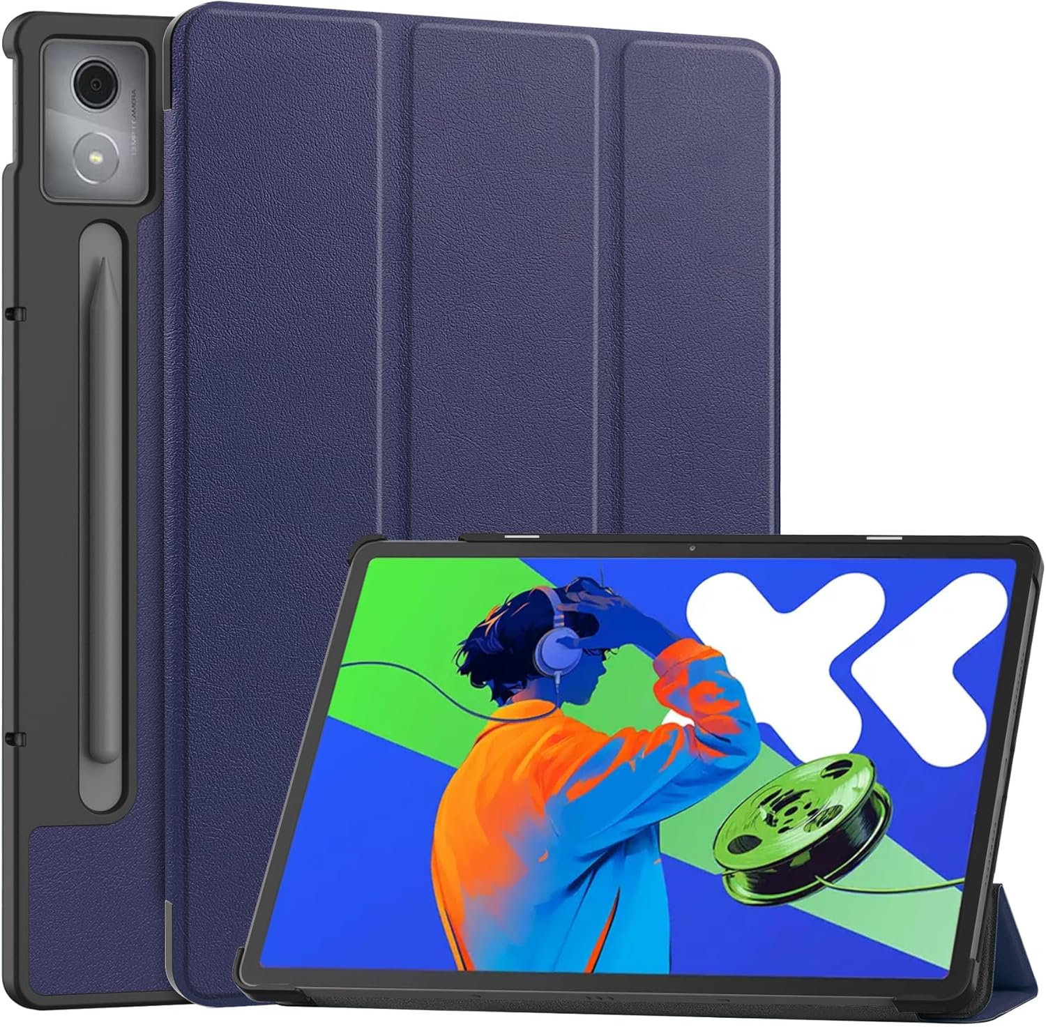 Чехол для планшета BeCover Smart Case for Lenovo Idea Tab Pro 12.7" Deep Blue (713427) - Фото 1