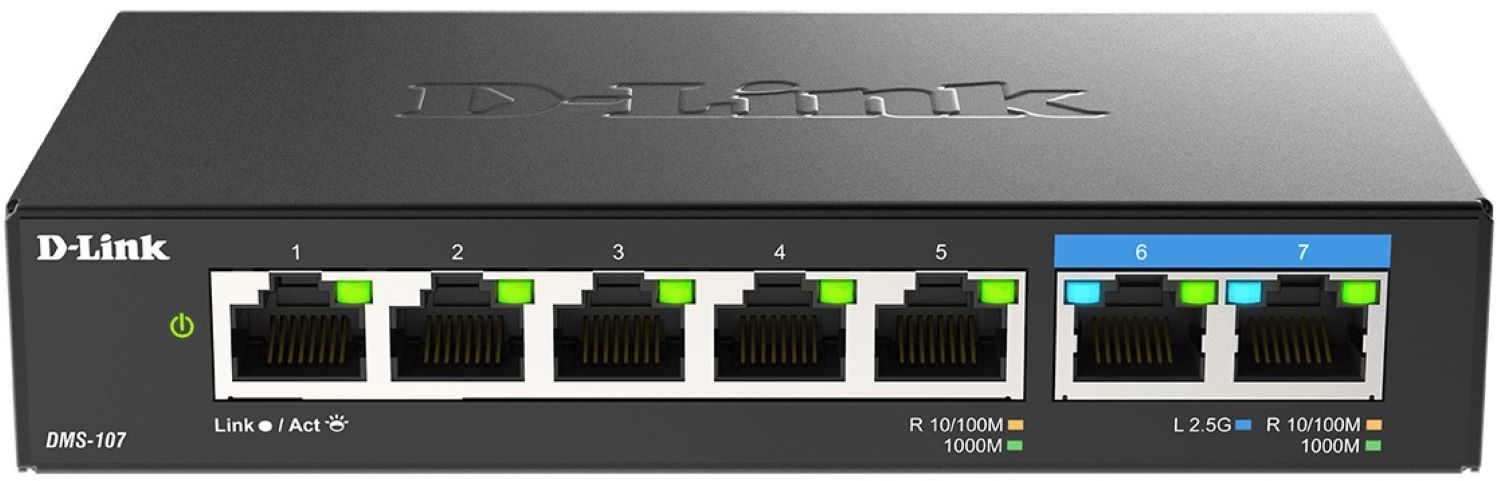 Коммутатор локальной сети (Switch) D-Link DMS-107 - Фото 1
