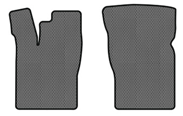 EVA килимки в салон авто передні EVAtech для Nexia Daewoo 1995-2016 1 покоління Htb EU DO31064A2RGB - Фото 1