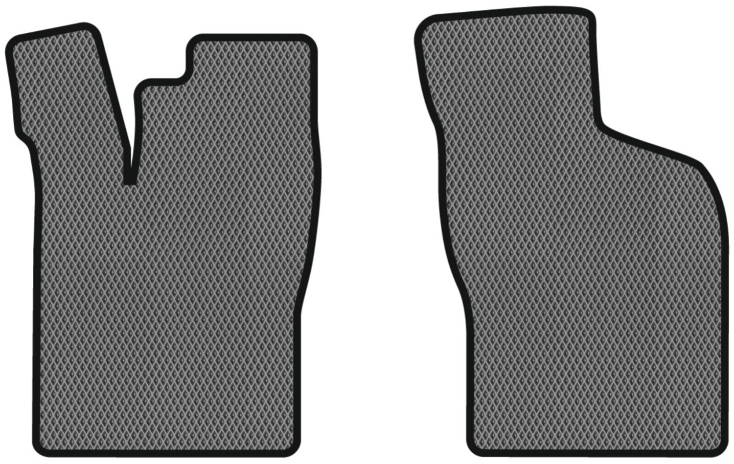 EVA килимки в салон авто передні EVAtech для Nexia Daewoo 1995-2016 1 покоління Htb EU DO31064AV2RGB - Фото 1