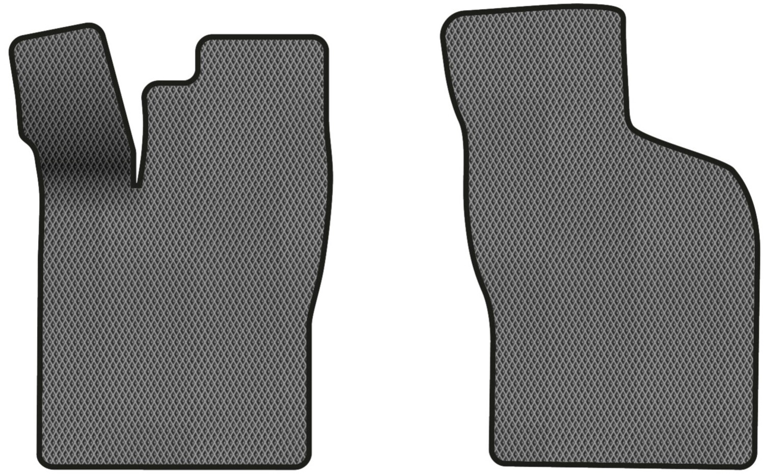 EVA килимки в салон авто передні EVAtech для Nexia Daewoo 1995-2016 1 покоління Sedan EU DO31065AV2RGB - Фото 1