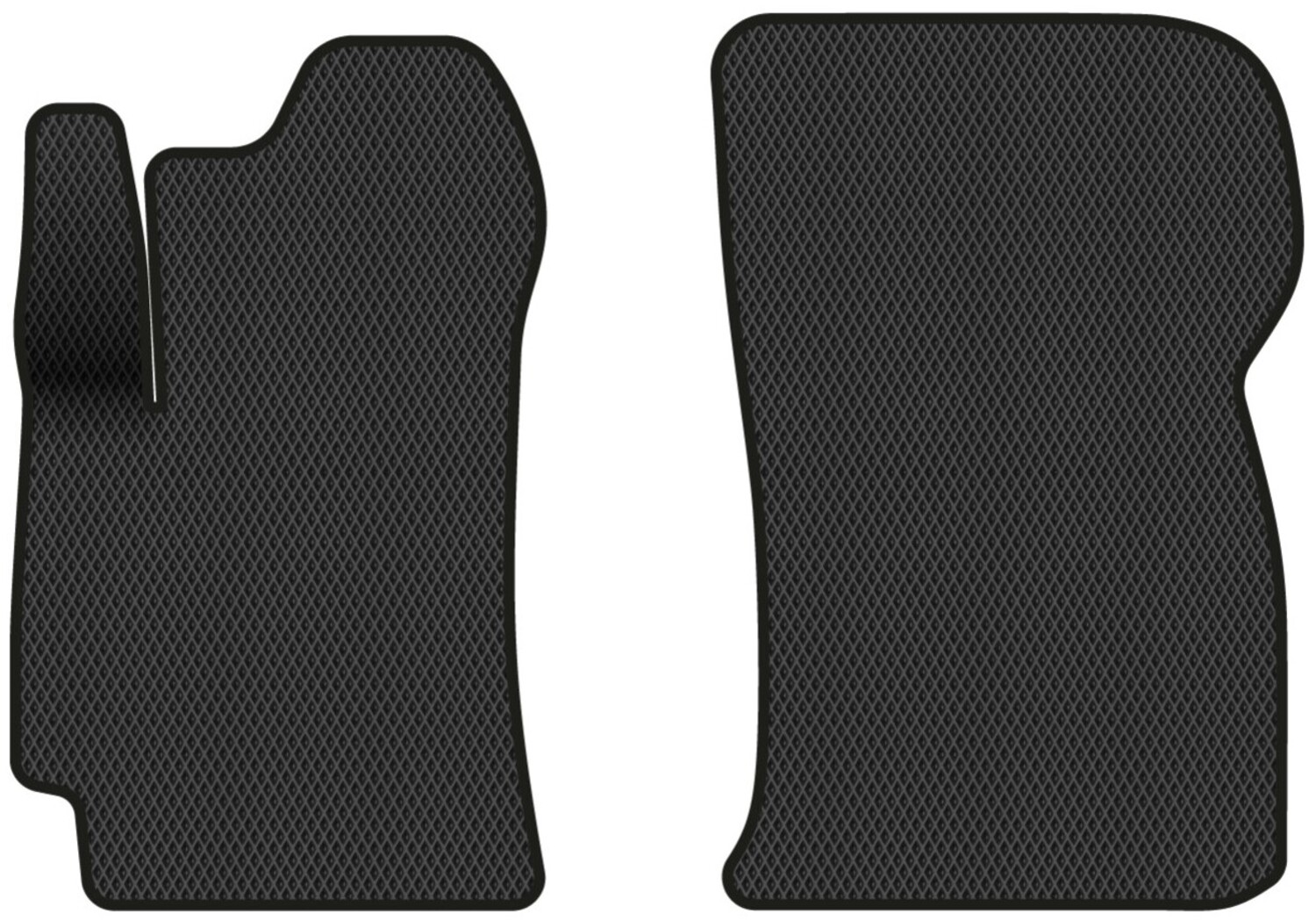 EVA килимки в салон авто передні EVAtech для Lanos Daewoo 1998-2017 1 покоління Htb EU DO31959A2RBB - Фото 1