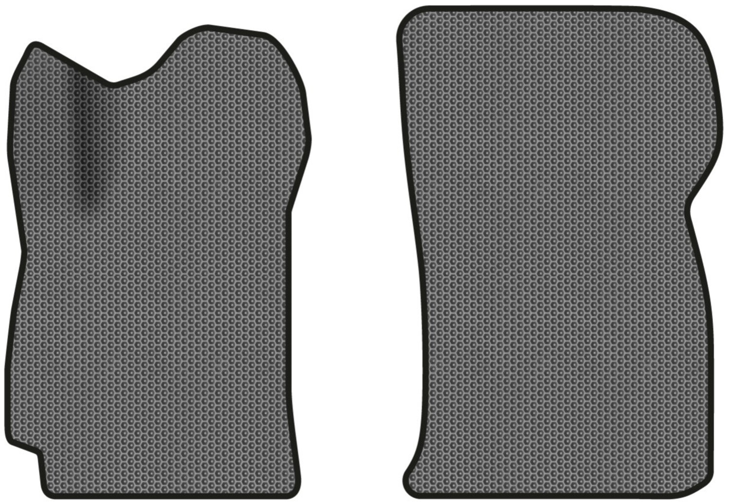 EVA килимки в салон авто передні EVAtech для Lanos Daewoo 1998-2017 1 покоління Htb EU DO31959AD2SGB - Фото 1