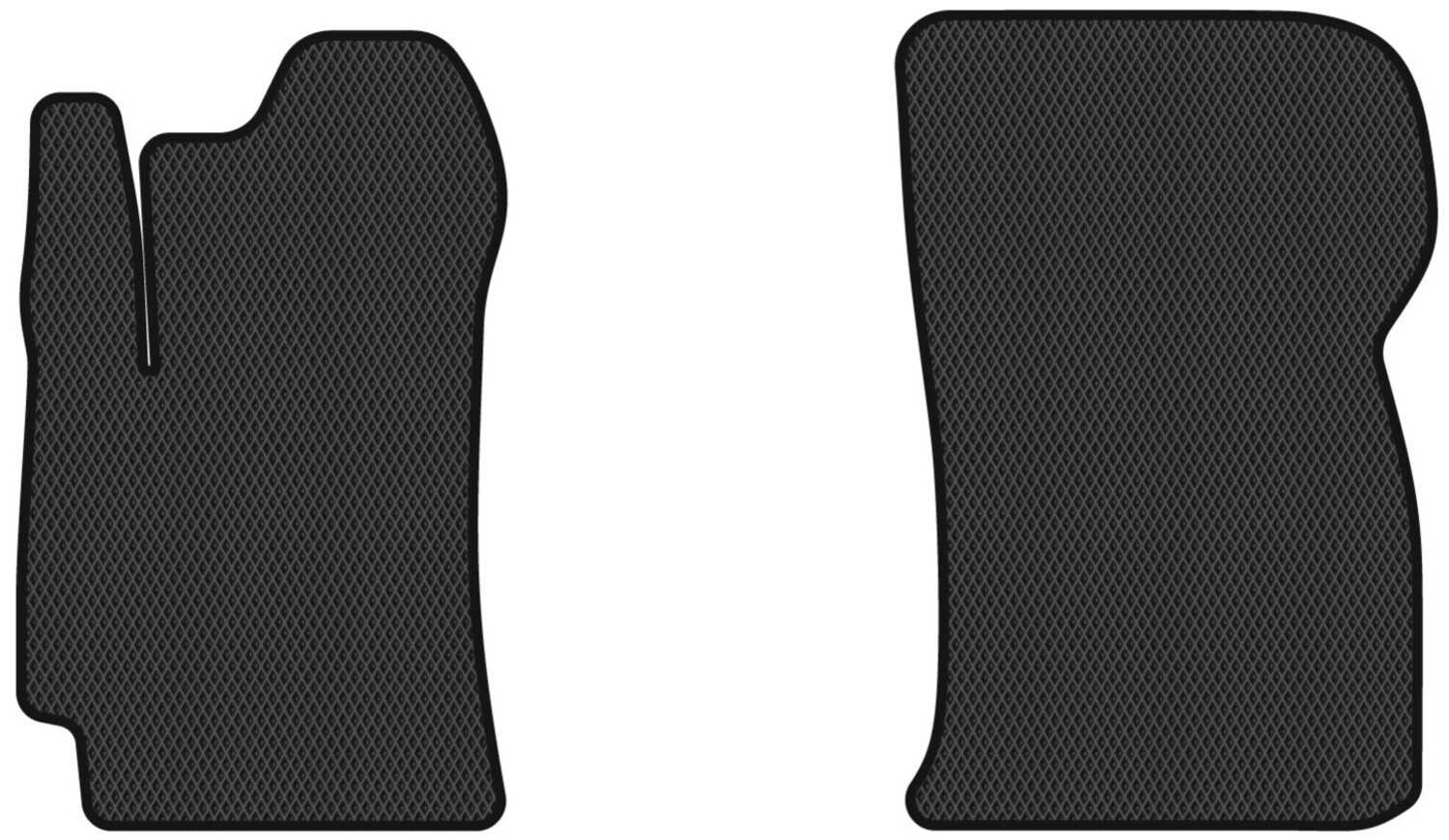 EVA килимки в салон авто передні EVAtech для Sens Daewoo 2002-2017 1 покоління Sedan EU DO33609A2RBB - Фото 1