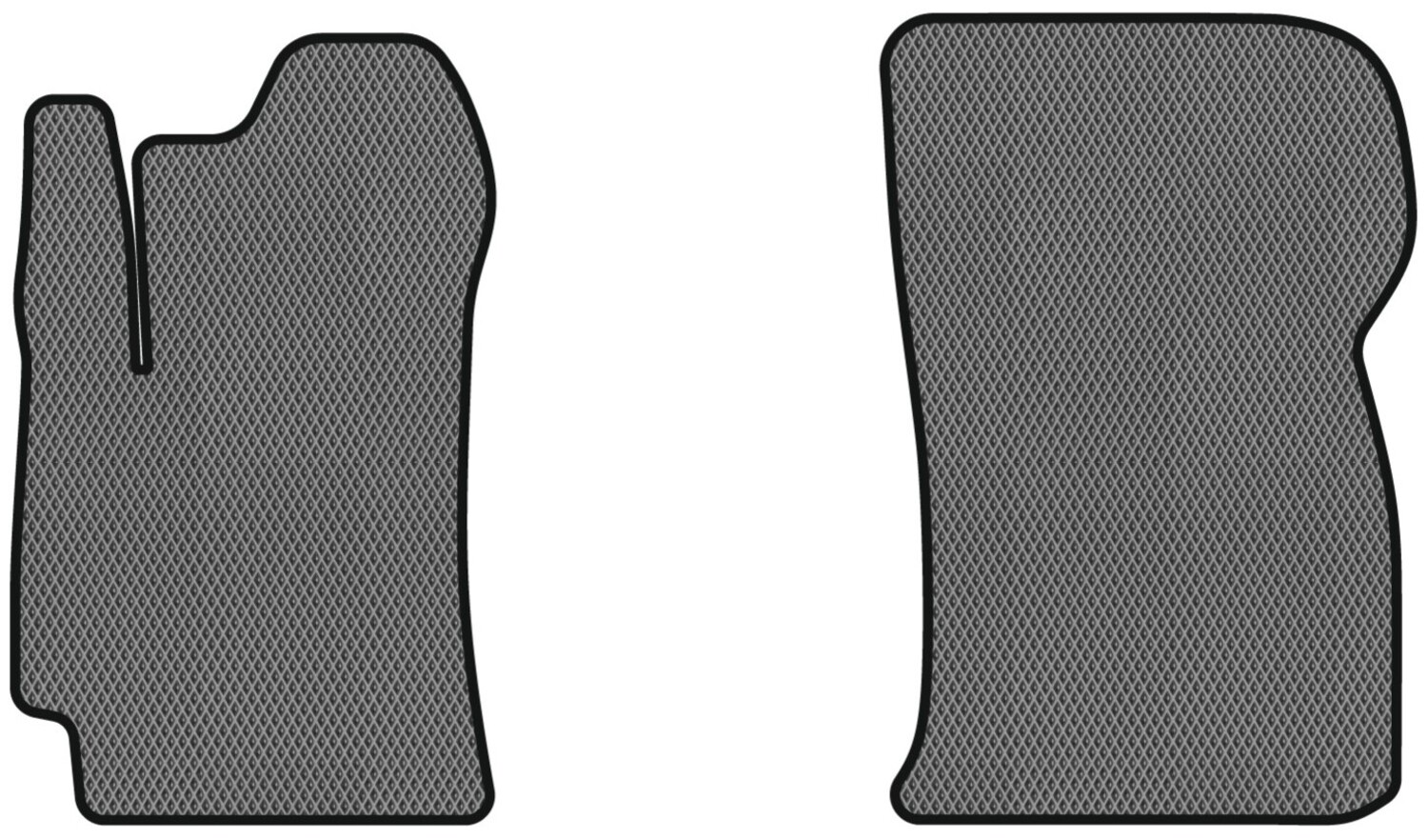 EVA килимки в салон авто передні EVAtech для Sens Daewoo 2002-2017 1 покоління Sedan EU DO33609A2RGB - Фото 1