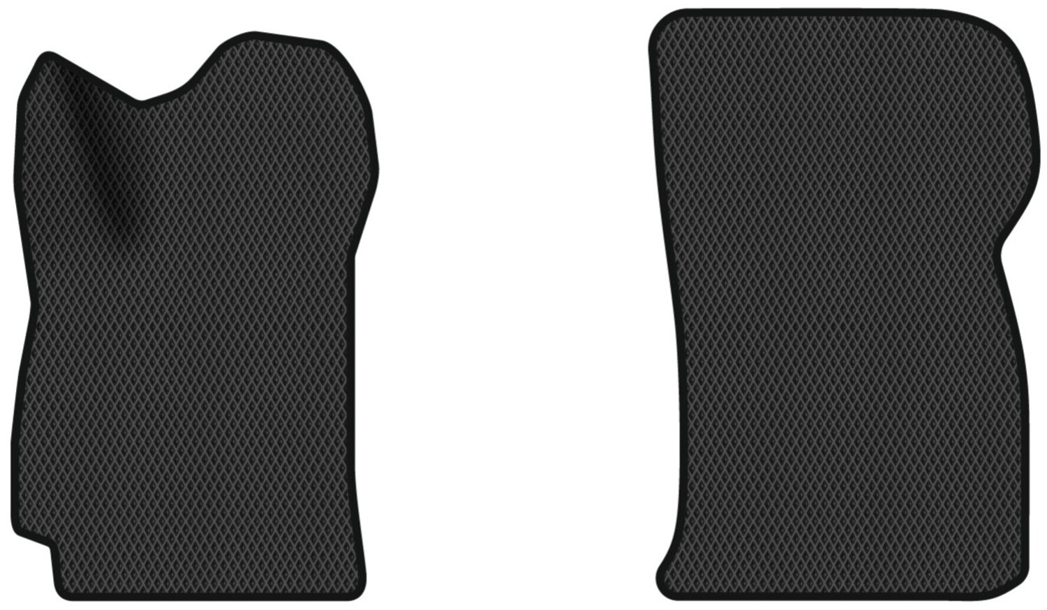 EVA килимки в салон авто передні EVAtech для Sens Daewoo 2002-2017 1 покоління Sedan EU DO33609AD2RBB - Фото 1